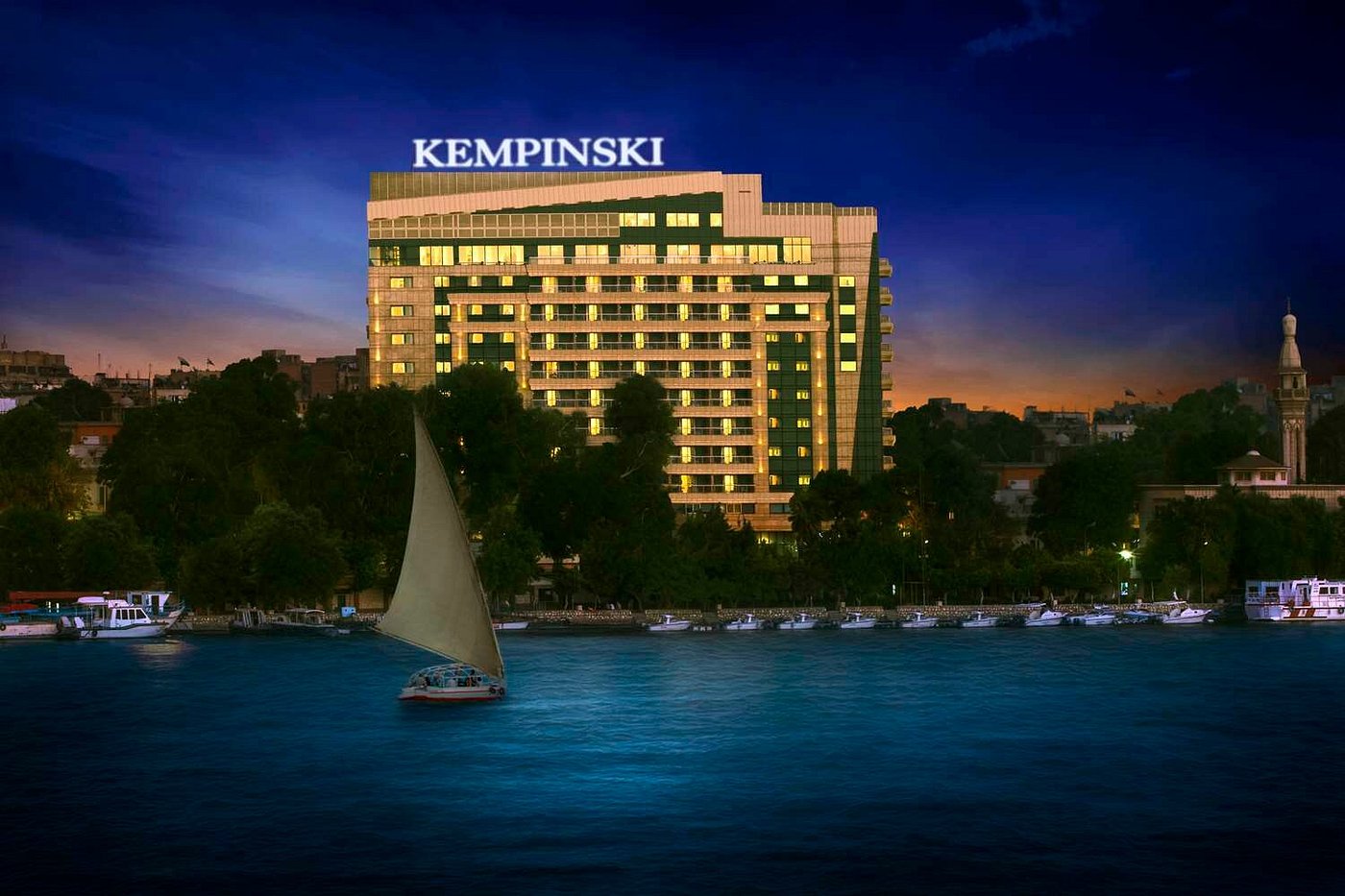Kempinski Nile Hotel Cairo view 2