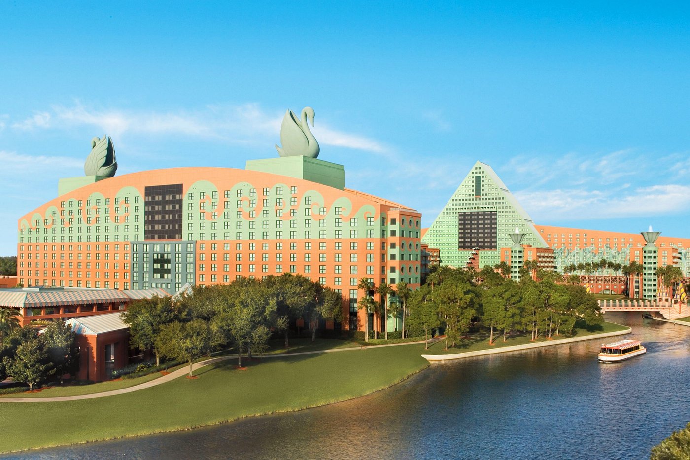 Walt Disney World Swan view 2