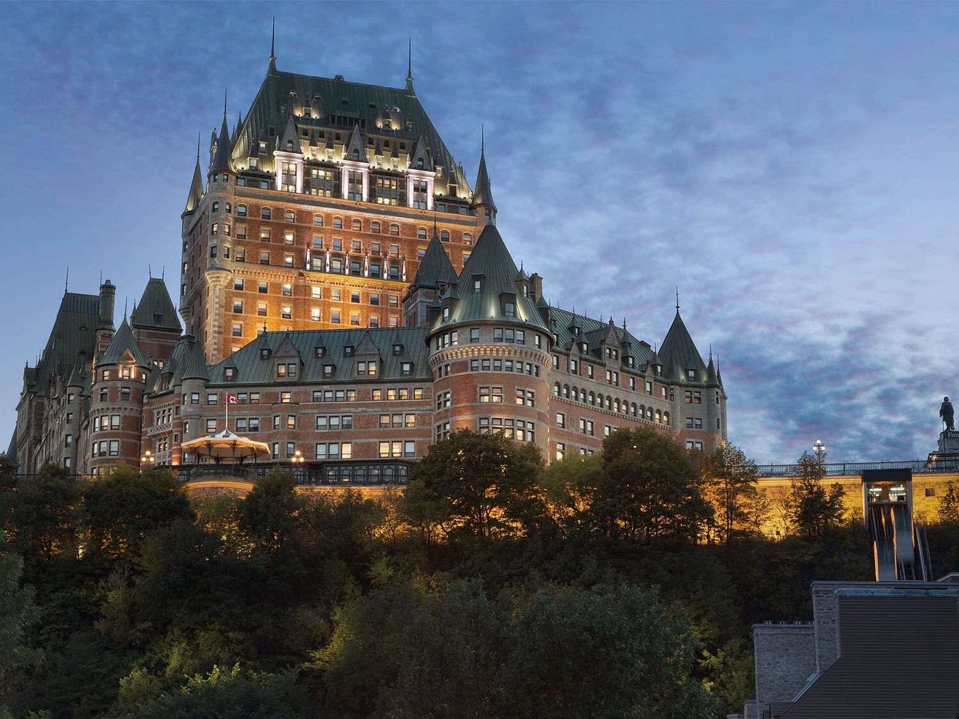 Fairmont Le Chateau Frontenac view 2